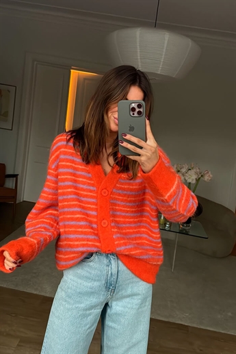 American Vintage, TYJ19A cardigan, CAPUCINE STRIPES